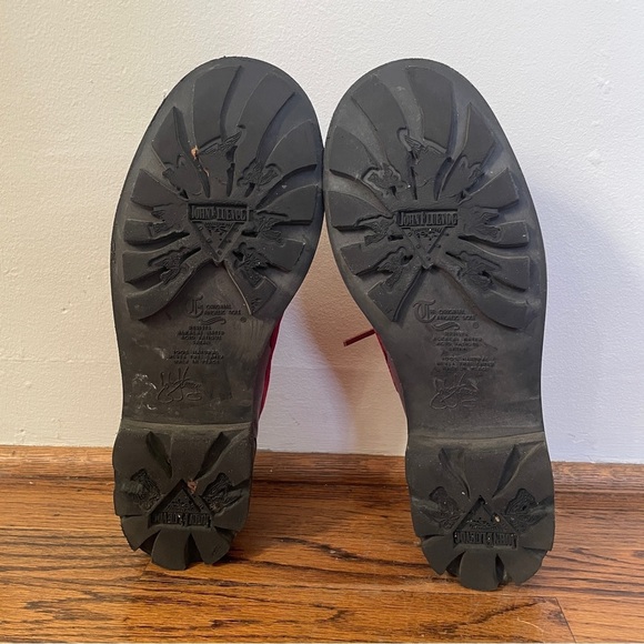 John Fluevog Angel Boat Shoes Little Wing Size 10 Leather Lace Up Chunky loafers main image 9